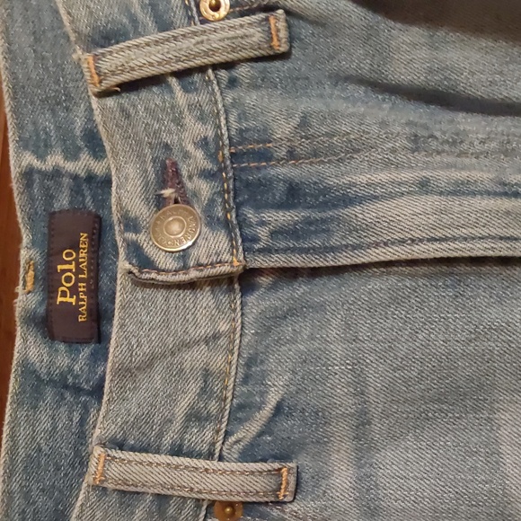 WOMENS AVERY BOYFRIEND CROP PATCHED JEANS SIZE 25 X 27 LIGHT BLUE - Picture 3 of 8